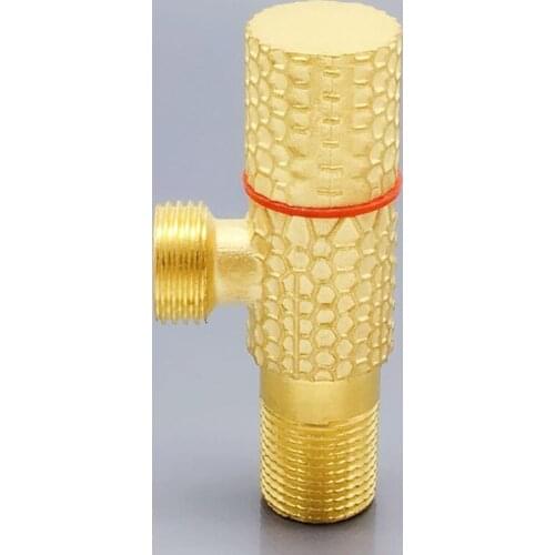 1pc Brass Triangle Valve Bathroom Accessory M1/2*1/2 Round Angle Valves