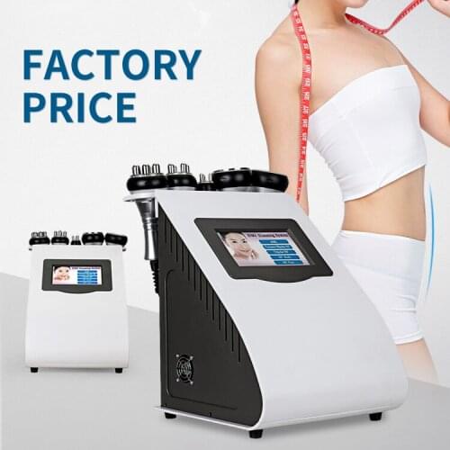 2021 Hot Product 6 in 1 Vacuum Laser Radio Frequency RF 40K Cavi Lipo Slimming Ultrasonic Liposuction Cavitation Machine Salon