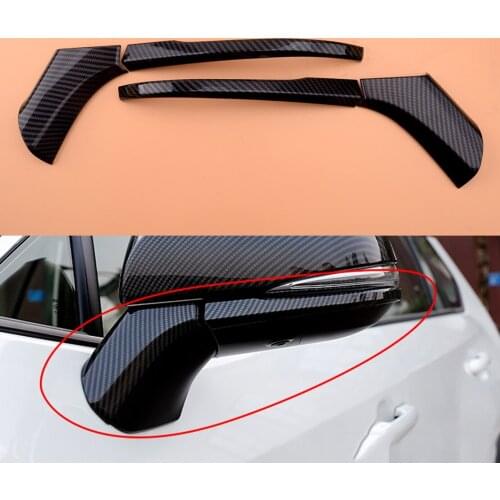 Beler Exterior Side Rear View Mirror Trim Base Cover fit for Toyota RAV4 2019 2020