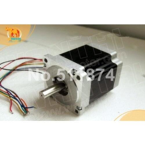 Great Motor! CNC Wantai Nema34 Stepper Motor Unipolar 85BYGH450D-007 2A 94mm 623oz-in CE ROHS ISO Plastic Metal Milling Machine