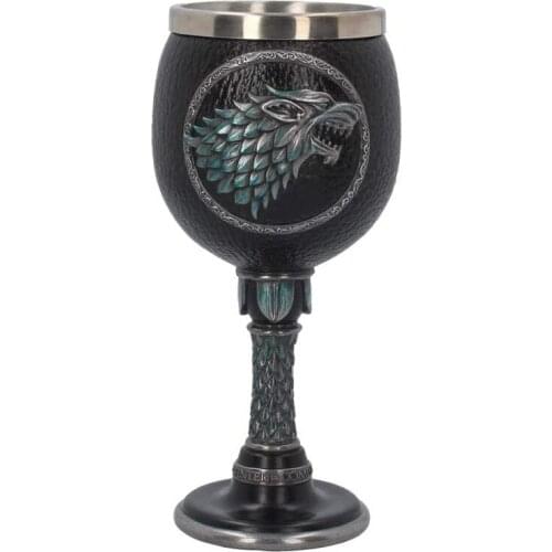 Retro Medieval Resin Stainless Steel Beer Mug Skull 3D Goblet Creative Coffee Cup Tea Mug Tumbler Pub Bar Decor Drop Shipping