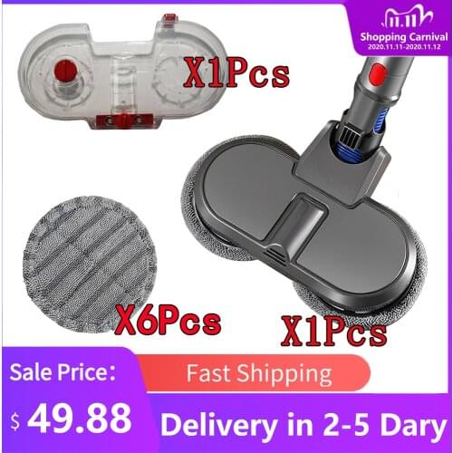 For Dyson Vacuum Cleaner V7 V8 V10 V11 Mop Head Brush Replacement Parts 4Cleaning Cloth Electric Mopping Vacuum Brush Water Tank