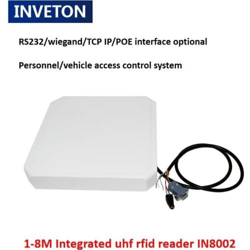 Passive Parking Control System USB TCP IP 8m Integrated RFID Reader PR9200 Chip With 9.2dbi Circular Antenna UHF Tag Reader