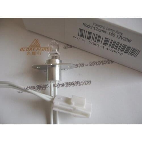 Compatible NKF64258 Sysmex Chemix-180 C-180 FURUNO CA180 CA270 CA400 12V20W halogen lamp,Chemix180 C180 12V 20W bulb