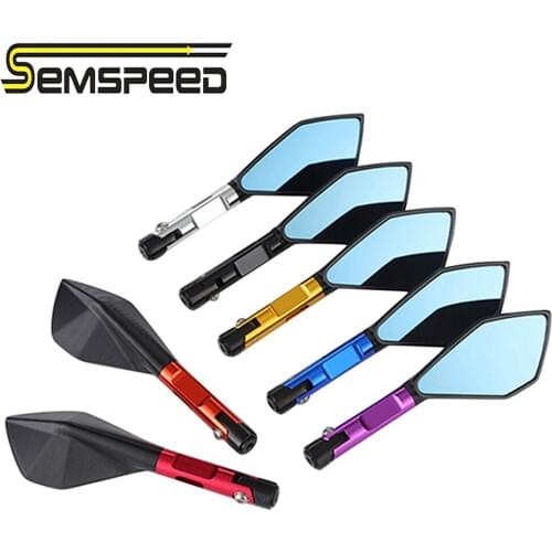 Universal 6MM 8MM 10MM Motorcycle Rearview Mirror Rear Side Mirrors For Honda Yamaha Kawasaki Suzuki BMW Aprilia
