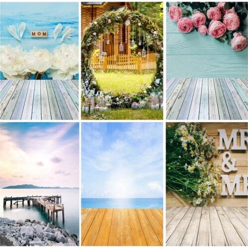Vinyl Custom Photography Backdrops Prop Wooden Planks Theme Photography Background 191106UI-02