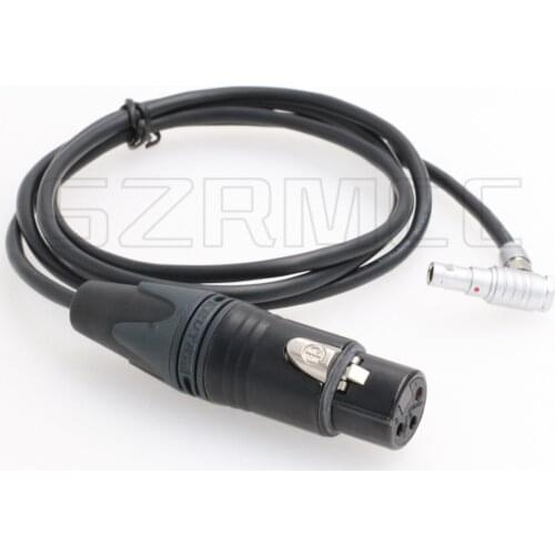 Z CAM E2 or ARRI Alexa Mini Camera Audio Input Cable Neutrik XLR 3 Pin Female to 00B 5 Pin