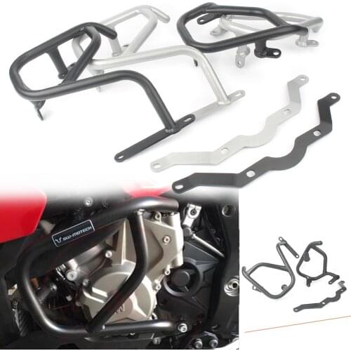 Motorcycle Engine Guard Protector Crash Bars Protection For BMW S1000XR 2015 2016 2017 2018 Black/Silver