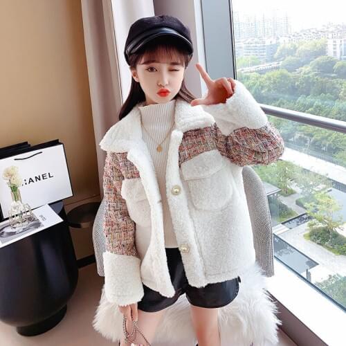 Winter Girls Thick Warm Parkas Baby Kids Chidren Long Sleeve Coat Jacket Outerwear Middle Large Childrens Top Windbreaker