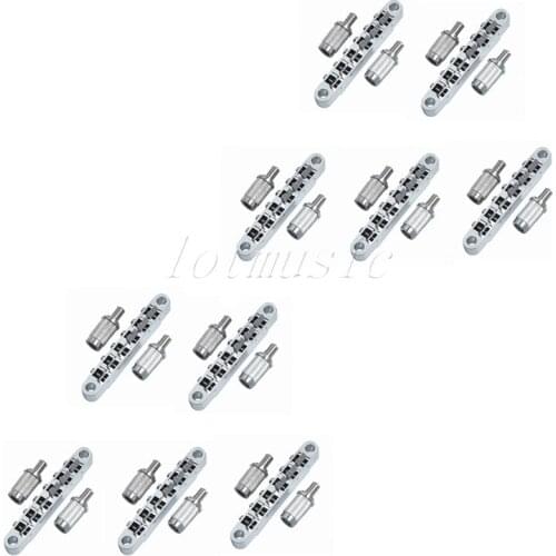 10 Sets Chrome Tune-o-Matic Bridge ABR-1 Style Guitar Accessories For Electric Guitar Replacement