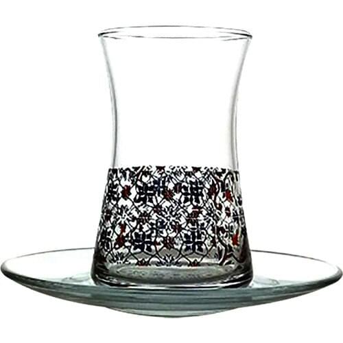 12 piece 6 Person Tea Coffee Cups Tea Coffee Sets Tea Coffee For Trophy Turkish Tea Cup Set Glass