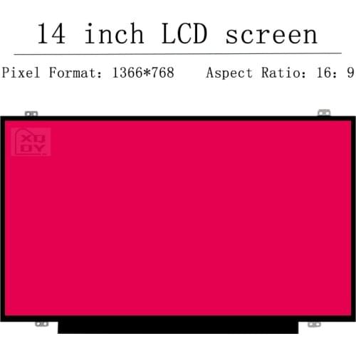 14" Slim LED matrix For Lenovo THINKPAD E470C T470 E475 L470 T480 A475 L490 laptop lcd screen panel 1366*768 30 pins EDP