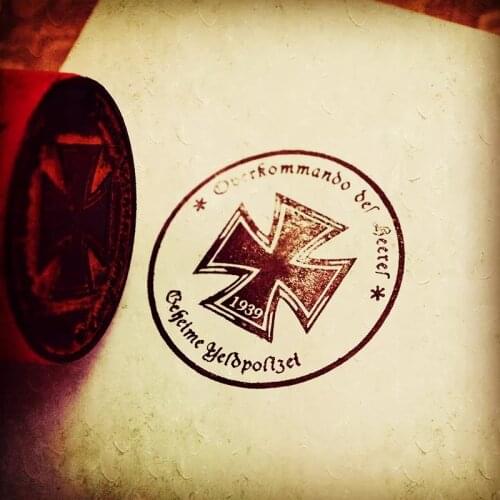 17 different version stamps WW2 WWII German medal seal for Decorative letter craft gift with inkpad