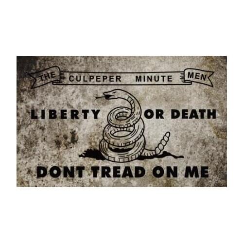 3x5ft LIBERTY OR DEATH FLAG 100% polyester flags with DONT TREAD ON ME