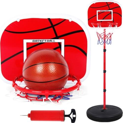 63-165CM Basketball Stands Height Adjustable Kids Basketball Goal Hoop Toy Set Basketball for Boys Training Practice Accessories