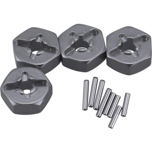 Aluminum Alloy 12mm Combiner Wheel Hub Hex Adapter Upgrades for Wltoys 144001 1/14 RC Car Spare Parts