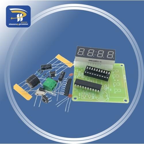 STC12C2052 Digital C51 4 Bits Electronic Clock Electronic Production Suite DIY Kits for arduino