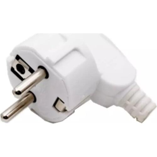 EU European 2 pin AC Electrical Power socket CE Rewireable Plug Male Sockets Outlets Adapter Extension Cord Connector 16A 4000W