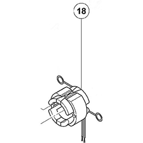 AC220V-240V 340602E 340602F 340602H Stator Field for Hitachi RB40VA RB40SA