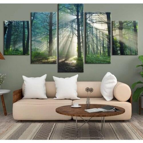 HD Printed tree natural canvas Painting home decoration Modular wall Picture for living wall art