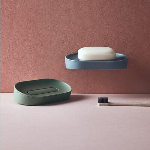 Cloud water soap box free punch soap box bathroom drain creative wall-mounted soap rack bathroom wall-mounted soap rack