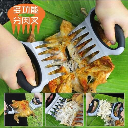 Multifunction Meat Shredder Barbecue Fork Bear Claw Meat Separator Food Fork Meat Slicer BBQ Grill Meat Handler Kitchen