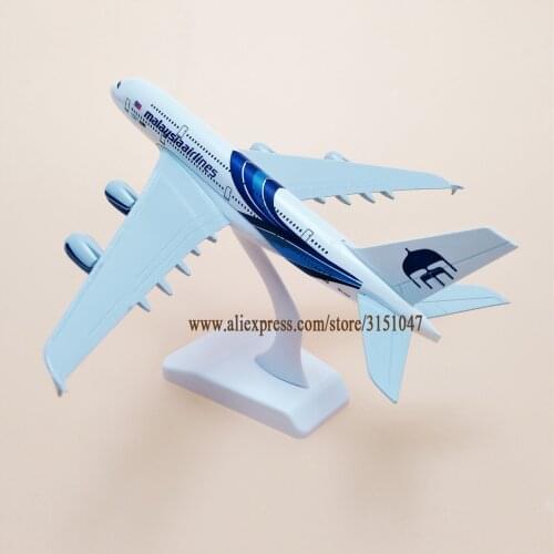 20cm Model Airplane Air Malaysia Airlines A380 Airbus 380 Airways Airlines Metal Alloy Plane Model Diecast Aircraft