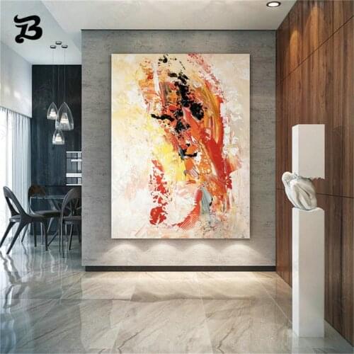 Canvas Painting Wall Art Nordic Abstract Oil Painting Colorful Mural Modern Abstract Minimalist Posters Prints for Wall Decor