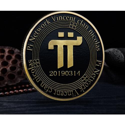 Pi Coin Gold Network Cryptocurrency New Collectible Silver Plated Souvenir Gift Crypto Coin Commemorative Bticoin Home Decor