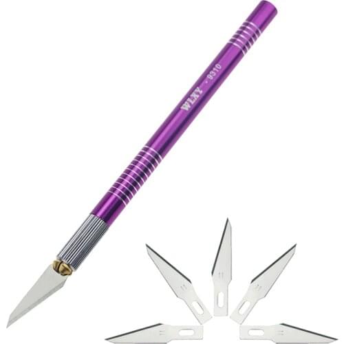 UANME 6 in 1 Multi-function Precision Carving Knife Wood Carving Tools Fruit Food Craft Sculpture Engraving Knife