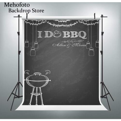 Mehofoto Valentine Day Backdrops Married On The Beach With A Blackboard Background For Studio Wedding backdrop Vinyl Cloth 883