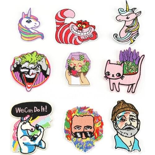 High Quality Cute Cartoon Animal Embroidery Patch Stickers DIY Clothing Shoes Hats Luggage Accessories Cloth Stickers