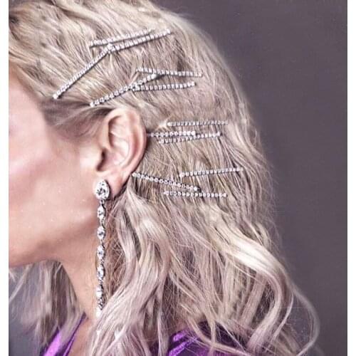 Vintage Hairpins Solid Hairpins Curved Hair Clips Metal Clip Bows Pin DIY Hair Accessories Wholesale