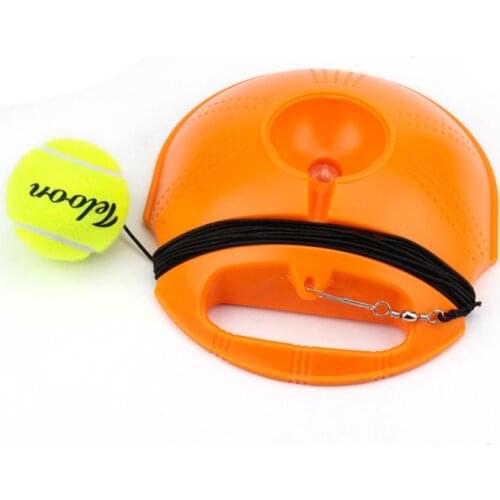 1Set Duty Tennis Trainer Exercise Tennis Ball Sport Self-study Rebound Ball Tennis Training with Baseboard Sparring Device New