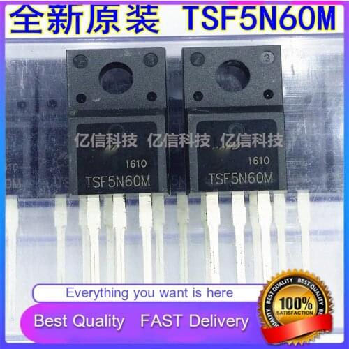 10Pcs/Lot New Original TSF5N60M LCD Field Effect Tube 5A600V TO220F Good Quality