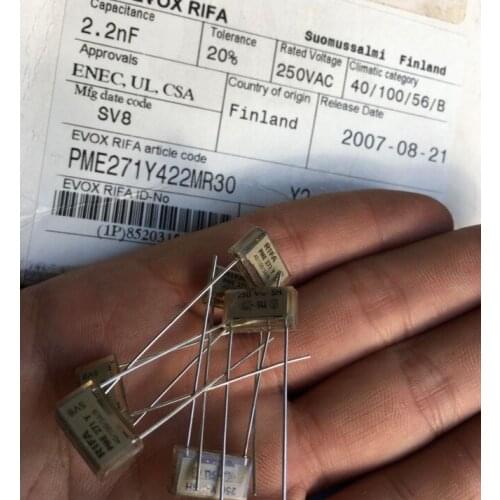 100PCS new N8n2 k700 822 8n2 8200P 700V high voltage CBB capacitance 5mm