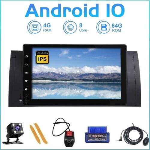 ZLTOOPAI Android10 Car Multimedia Player For BMW E39 5 Series X5 E39 E54 1Din Auto Radio CANBUS GPS Navigation