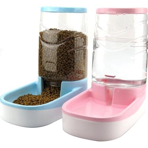 3.8 L Large Automatic Pet Feeder Cat Food Feeder Water Dispenser Food Dispenser Container For Small Medium Dog Cat