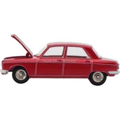 DINKY TOYS 510 ATLAS 1:43 Antique car model PEUGEOT 204 Alloy Diecast Car model & Toys Model for Collection