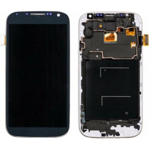 For Samsung Glalaxy S4 GT-i9505 i9500 i9505 i9506 i9515 LCD Display Touch Screen Digitizer Assembly with Frame Free Tools