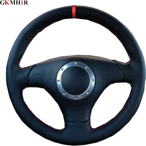 Artificial Leather Car Steering Wheel Cover For Audi A3 2000-2003 A4 2003 2004 2005 RS 6 2003 S4 2004 2005 2006 TT 1999-2006