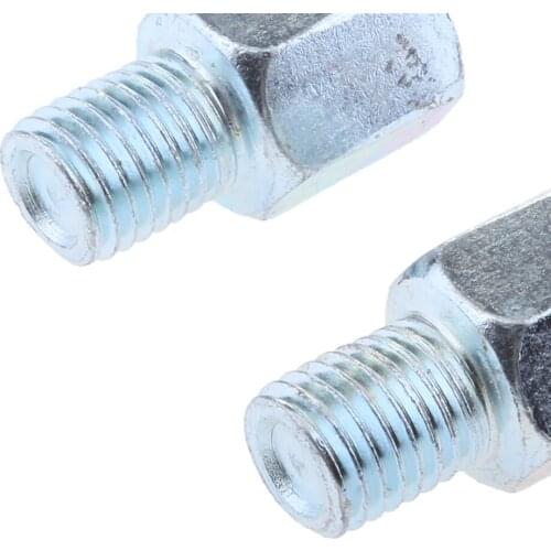 Set Of 2pcs 8mm Postive To 10mm Postive Screw Adapter Mirror Wire