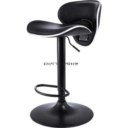German Bar Chair Modern Simple Bar Ktv Rotary Lift Back Office Front Desk Chair Household High Stool