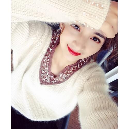 Женские пуловеры с V-образным вырезом PAFUTIN China At AliExpress