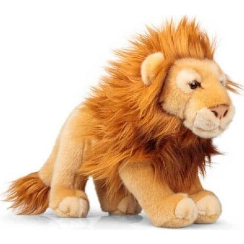 Plush Lion Plush Toy Lifelike Wild Toy Home Decorative