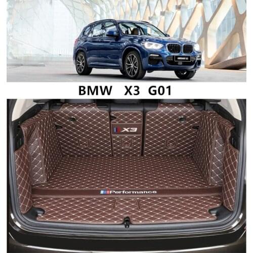 For BMW X3 G01 2018 2019 2020 2021+ Full Rear Trunk Tray Liner Cargo Mat Floor Protector Foot Pad Mats