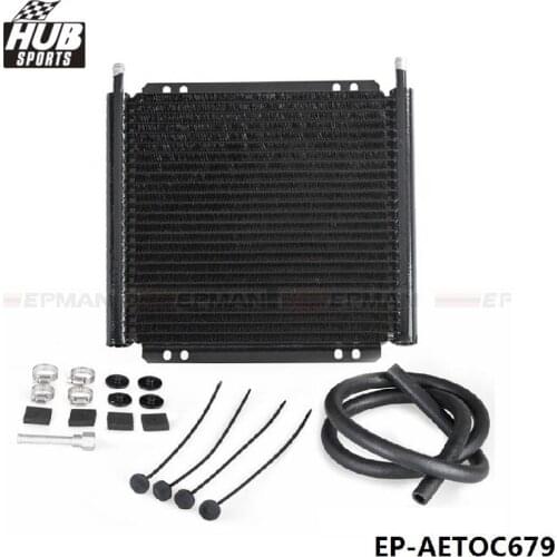 Racing Car Performance 24 Row Cooling Products Plate & Fin Trans Cooler Kit (11/32") Series 8000 Type HU-AETOC679