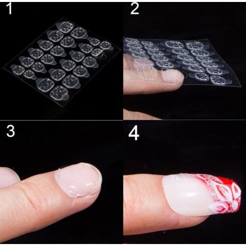 Transparent Double Sided Adhesive Tapes Stickers Nail Art False Nails Tips Extension Tools