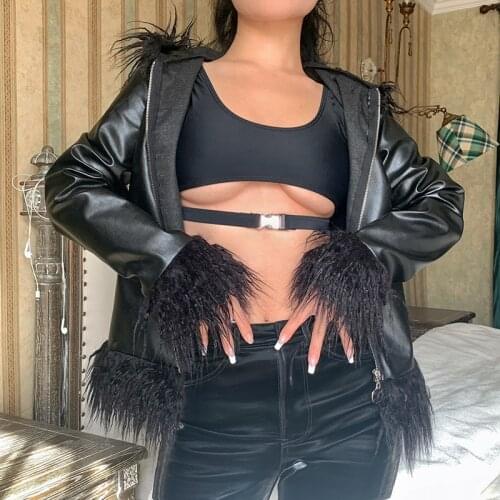 Женские куртки с капюшоном QYJNG China At AliExpress