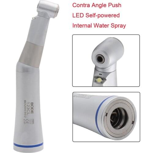 Dental Inner Contra Angle Low Speed Handpiece Internal Irrigation System Air Turbine